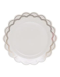 Cheap ⭐ Salt&Pepper Eclectic 19cm Plate With Gold White ✔️ -Savor Home Store 321689620 1 1 720x928