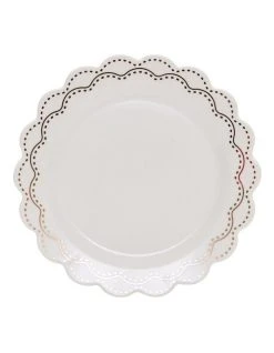 Cheap ⭐ Salt&Pepper Eclectic 19cm Plate With Gold White ✔️