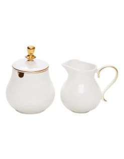 Best reviews of ⌛ Salt&Pepper Eclectic Sugar Bowl And Creamer Set White ✨