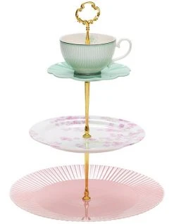 Budget ❤️ Salt&Pepper Eclectic 3 Tier Cake Stand ⭐ 6 Budget ❤️ Salt&Pepper Eclectic 3 Tier Cake Stand ⭐ -Savor Home Store 321690340 1 2 720x928
