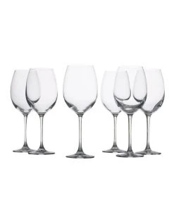 Deals 🔔 Maxwell & Williams Mansion Set of 6 480ml Goblet Glass Gift Boxed ✔️