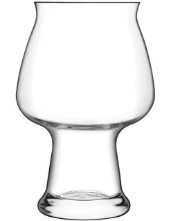 Brand new ❤️ Luigi Bormioli Set of 2 500ml Birrateque Cider Glass Clear ✔️