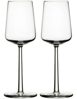 Budget 🔥 IITTALA Essence Set Of 2 White Wine Glass 😀