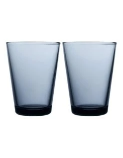Hot Sale ❤️ IITTALA Kartio Set Of 2 Highball Dark Blue 👏