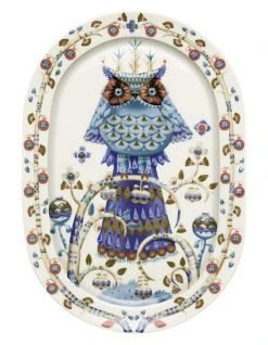 Buy 🛒 IITTALA Taika 41cm Oval Serving Platter White ⌛