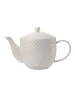 Discount ⌛ Maxwell & Williams Basics Diamonds 1L Teapot Gift Boxed White ✨