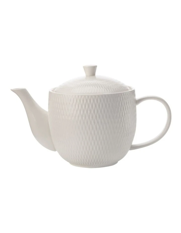 Discount ⌛ Maxwell & Williams Basics Diamonds 1L Teapot Gift Boxed White ✨ 1 Discount ⌛ Maxwell & Williams Basics Diamonds 1L Teapot Gift Boxed White ✨