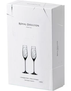 Best Sale 🥰 Royal Doulton Promises Two Hearts Entwined Flute 2 Pack ⌛ -Savor Home Store 502291720 3 720x928
