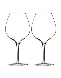 Discount ✔️ Waterford Elegance Merlot Set of 2 Wine Glass ⭐