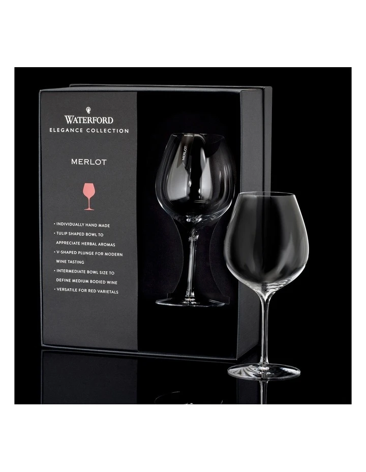 Discount ✔️ Waterford Elegance Merlot Set of 2 Wine Glass ⭐ 3 Discount ✔️ Waterford Elegance Merlot Set of 2 Wine Glass ⭐ - Image 3