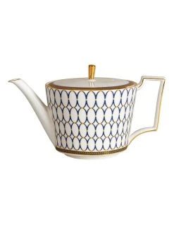New 🔥 Wedgwood Renaissance Gold Teapot 1Ltr 🎉