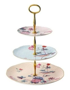 Budget ✔️ Wedgwood Cuckoo 3 Tiered Cake Stand 🧨