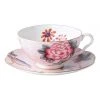 Discount 😀 Wedgwood Cuckoo Teacup & Saucer Pink ✔️