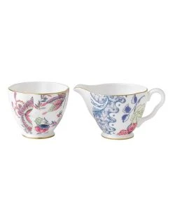 Buy ❤️ Wedgwood Butterfly Bloom Sugar & Creamer White 🎁