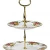Best deal ⌛ Royal Albert Old Country Roses 2 Tier Cake Stand White ✨