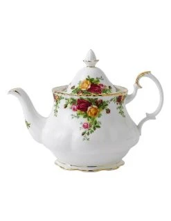 New 🥰 Royal Albert Old Country Roses Teapot Sugar & Creamer White ✨