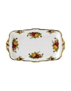 Brand new 🌟 Royal Albert Old Country Roses Sandwich Tray 😀