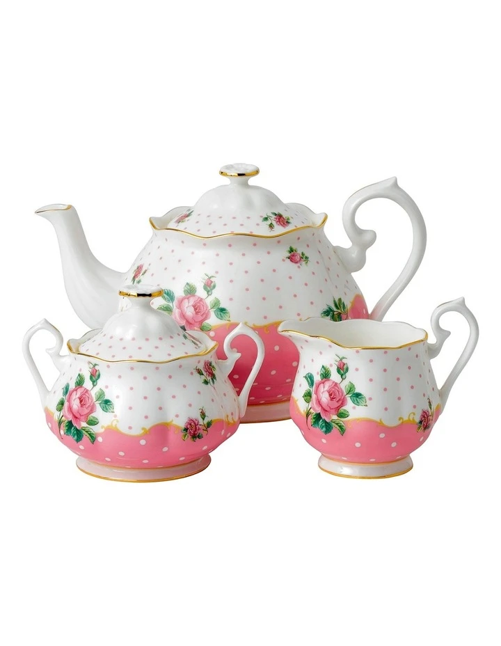 Best deal ๐ Royal Albert Cheeky Pink Teapot Sugar & Creamer Set White โญ 1 Best deal ๐ Royal Albert Cheeky Pink Teapot Sugar & Creamer Set White โญ