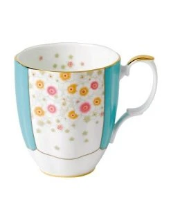 Discount ⭐ Royal Albert 100 Years Mint Deco 1930s Mug 🎉