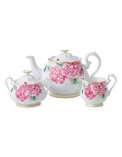 Coupon 🧨 Royal Albert Miranda Kerr Teapot Sugar & Cream Set ⭐