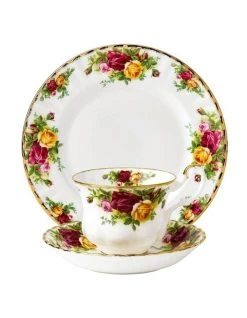 New 🧨 Royal Albert Old Country Roses Cup Saucer & Plate Set ✨