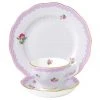 Budget 😉 Royal Albert Candy Love Lilac Cup Saucer & Plate Set 👍
