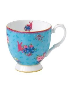 Best Pirce 😍 Royal Albert Candy Honey Bunny 300ml Mug Blue ⭐