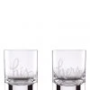 Brand new 🧨 Kate spade new york Two Of A Kind His Hers Double Old Fashion Tumbler Set 😀