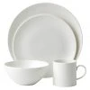 Promo ⭐ Wedgwood Gio 16pc Place Setting Set White ✔️
