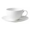 Best deal 🧨 Wedgwood Gio Teacup & Saucer White 🎉