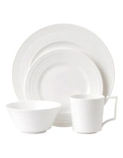 Deals ✔️ Wedgwood Intaglio 16pc Dining Set White ✔️