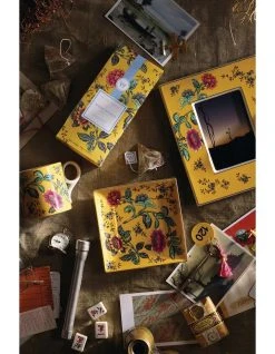 Discount ⌛ Wedgwood Wonderlust Yellow Tonquin 300ml Mug Yellow ⭐ -Savor Home Store 521392060 2 720x928