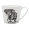 Cheapest 🎁 Maxwell & Williams Marini Ferlazzo African Elephant 450ml Mug Gift Boxed White 🎉