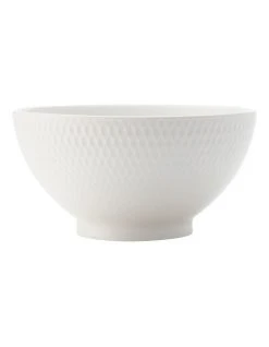 Outlet 👏 Maxwell & Williams White Basics Diamonds 15cm Rice Bowl 🎉