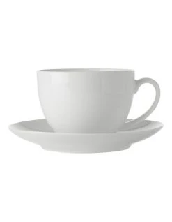 Hot Sale ⌛ Maxwell & Williams White Basics 280ml Cup & Saucer ✔️