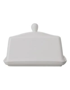 Brand new ❤️ Maxwell & Williams Basics Butter Dish Gift Boxed White 🌟