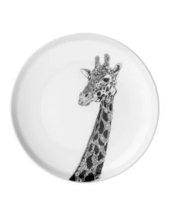 Best deal ⌛ Maxwell & Williams Marini Ferlazzo 20cm African Giraffe Plate Gift Boxed White 👍