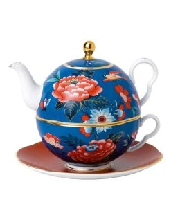 Budget โญ Wedgwood Paeonia Blush Tea Set for 1 โจ