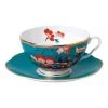 Best reviews of 🛒 Wedgwood Paeonia Blush Teacup & Saucer Green ❤️