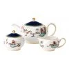 Deals 🧨 Wedgwood Wonderlust Blue Pagoda 3pc Tea Set 🥰