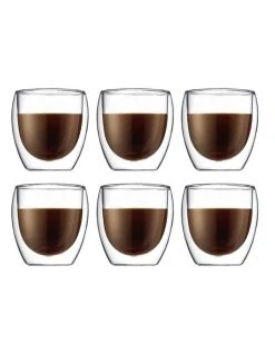 Discount ❤️ Bodum Pavina Double Wall Latte Glasses, Set of 2, 250ml 👏 -Savor Home Store 606445470 295064460 5 720x928