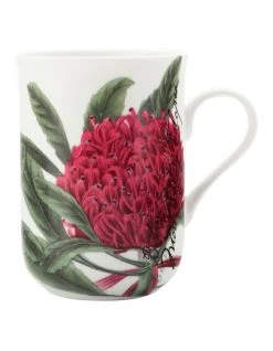 New ❤️ Maxwell & Williams Royal Botanic Garden Telopea 300ml Mug Gift Boxed Mixed Colour 🔥