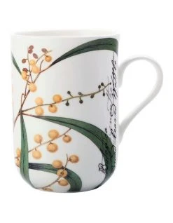 Brand new 💯 Maxwell & Williams Royal Botanic Garden Wattle 300ml Mug Gift Boxed Mixed Colour 💯