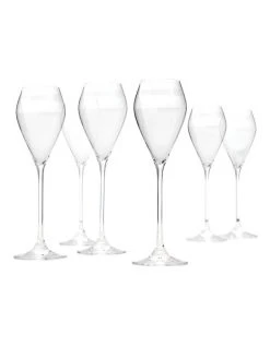 New 😍 Salt&Pepper Cuvee Set of 6 230ml Prosecco Glass ⭐