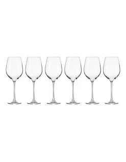Outlet 🥰 Krosno Splendour 500ml Wine Glass 6pc Gift Box Set 😍