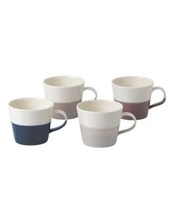 Buy ❤️ Royal Doulton Coffee Studio Set of 4 260ml Small Mugs 🎉