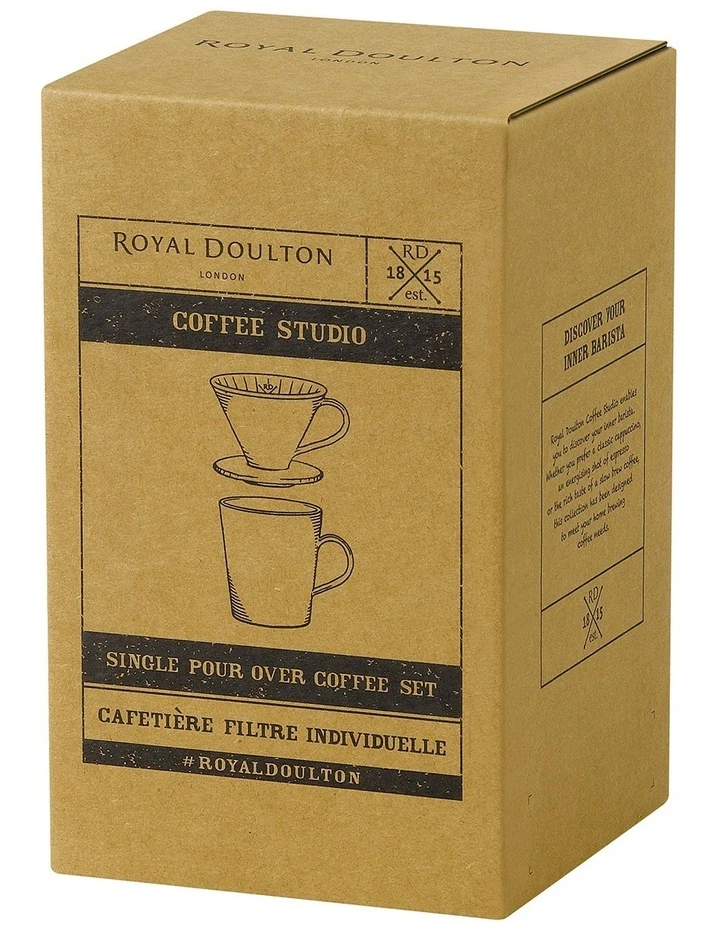 Promo 🌟 Royal Doulton Coffee Studio 500ml Single Pour Over Set ✨ 3 Promo 🌟 Royal Doulton Coffee Studio 500ml Single Pour Over Set ✨ - Image 3