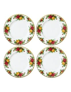 Best Pirce ๐ Royal Albert Old Country Roses Plate 20cm (Set of 4) ๐
