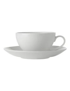 Coupon 🌟 Maxwell & Williams White Basics 200ml Coupe Cup & Saucer ✨