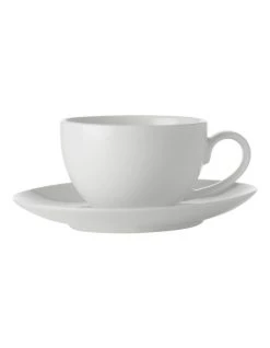 Wholesale 🎁 Maxwell & Williams White Basics 100ml Coupe Demi Cup & Saucer ❤️